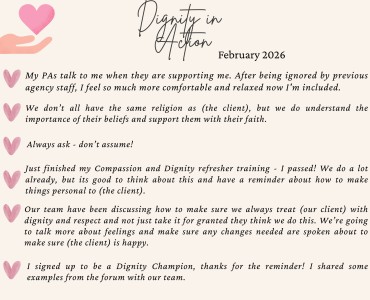 Dignity in Action - February 2026